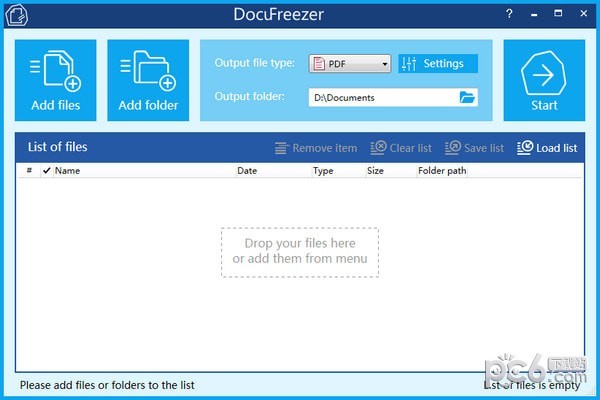 DocuFreezer(文档格式<a href=https://www.80xz.com/key/xunjie/ target=_blank class=infotextkey>转换器</a>)